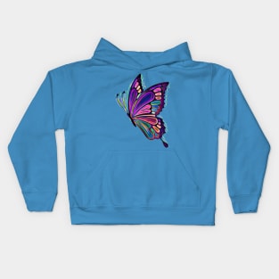 Colorful Butterfly Art Kids Hoodie